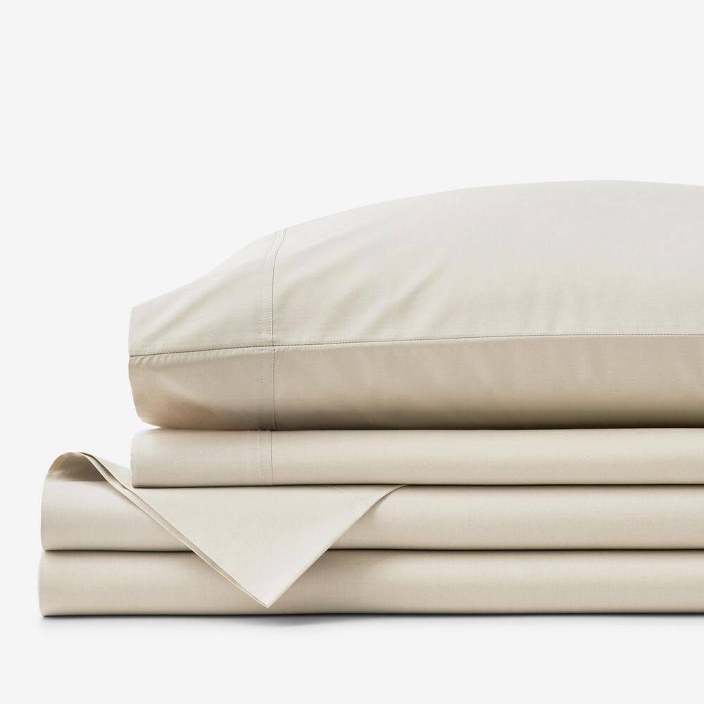 Legends Hotel Supima Cotton Percale Oatmeal Queen Sheet Set price history on PriceWatchPro