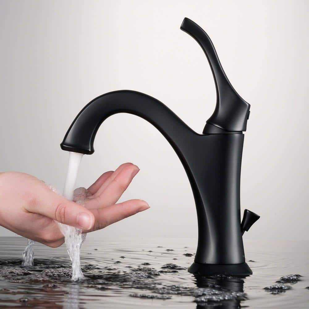 Elegant Stainless Steel Single Hole Traditional Bathroom Faucet