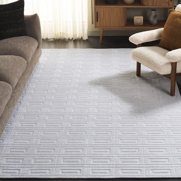 Mirage 6 ft. x 9 ft. Pearl Column Striped Area Rug