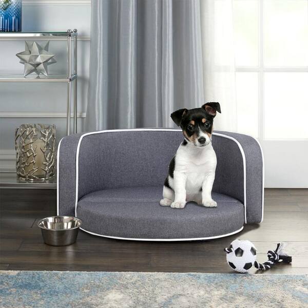 dog sofa bed grey