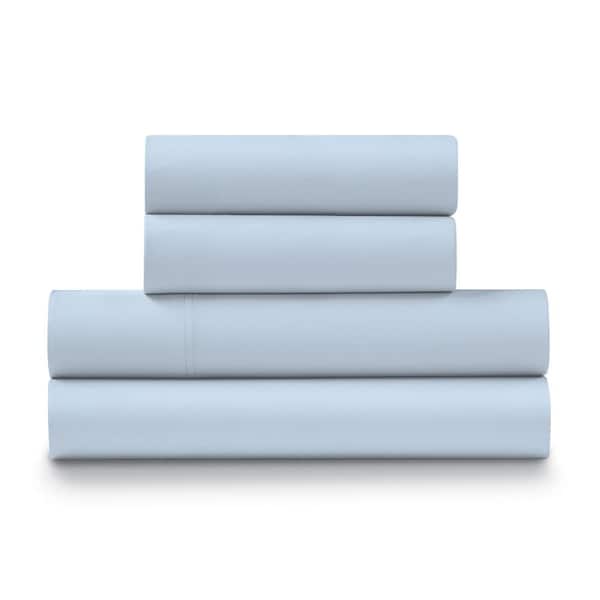 ELLA JAYNE 500TC Cotton Percale 4-Piece Ocean Full Sheet Set