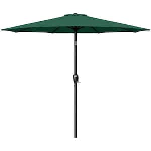 9 ft. Outdoor Market Table Patio Umbrella in Green