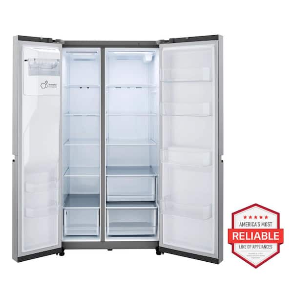 https://images.thdstatic.com/productImages/21b9ffc1-1658-41e9-bee6-5af11bb7ae4b/svn/printproof-stainless-steel-lg-side-by-side-refrigerators-lrsxc2306s-40_600.jpg