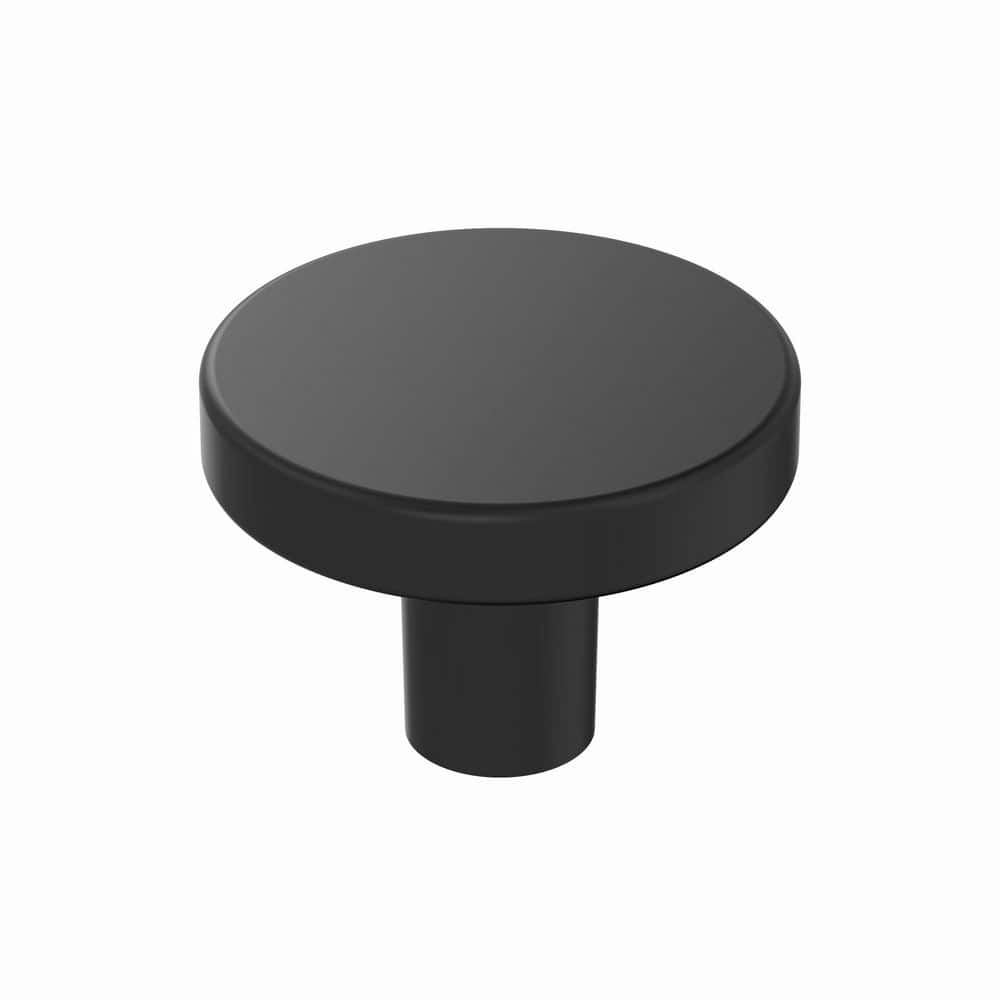 Sutton 1-3/8 in. (35mm) Matte Black Round Cabinet Knob price history on PriceWatchPro