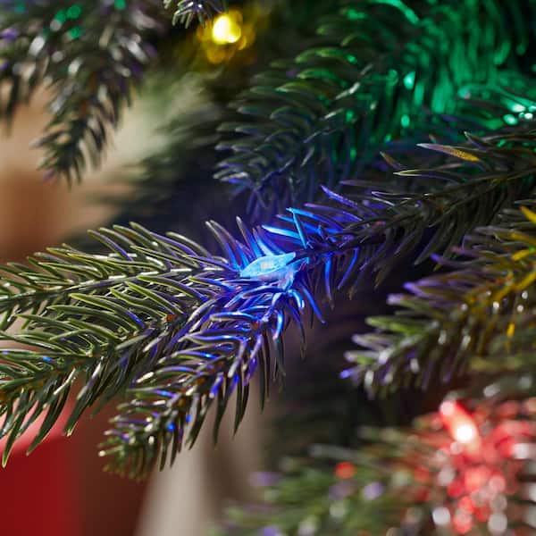 7' Christmas Tree Light String Bundle, 5mm LED, ColorSplash Mardi Gras -  The Christmas Light Emporium