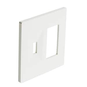 Maple Hill 2-Gang 1-Toggle 1-Decorator/Rocker Wall Plate - White