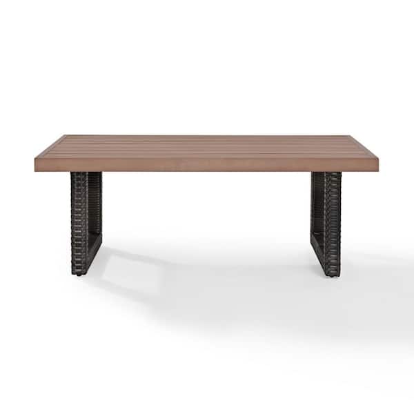 CROSLEY FURNITURE Beaufort Wicker Outdoor Coffee Table