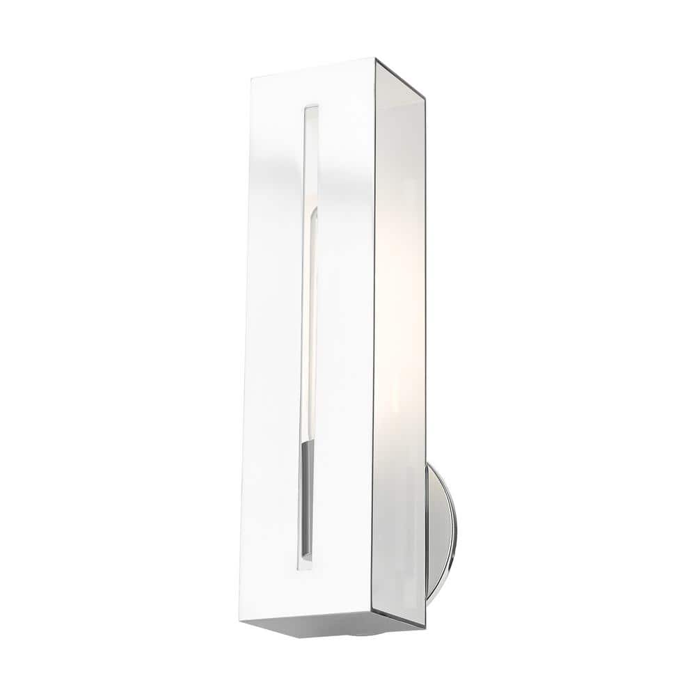 Polished Chrome Modern Dimmable Wall Sconce