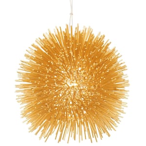 Urchin 1-Light Gold Mini Pendant