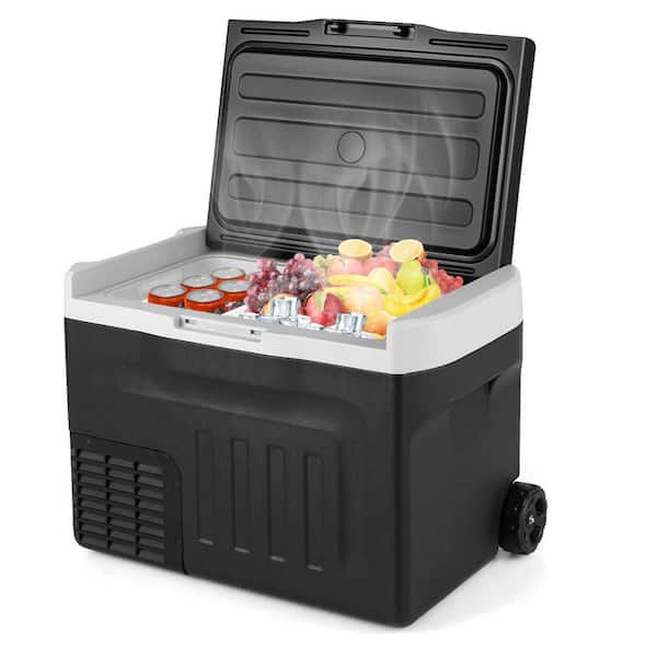 Costway 12 Volt Car Refrigerator with -4℉~68℉ Adjustable Range