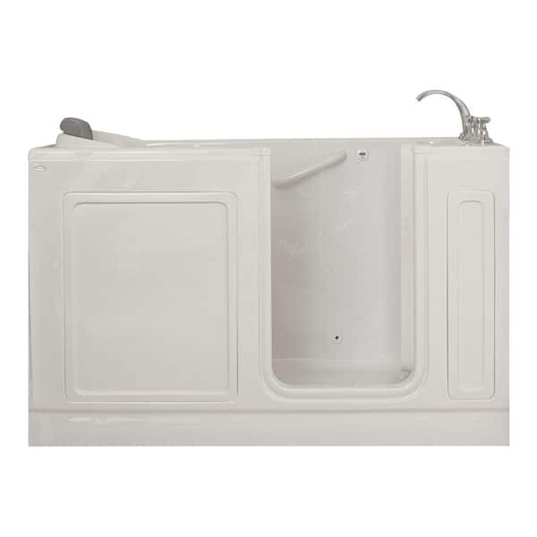 American Standard Acrylic Standard Series 60 in. x 32 in. Walk-In Whirlpool Tub with Quick Drain in White