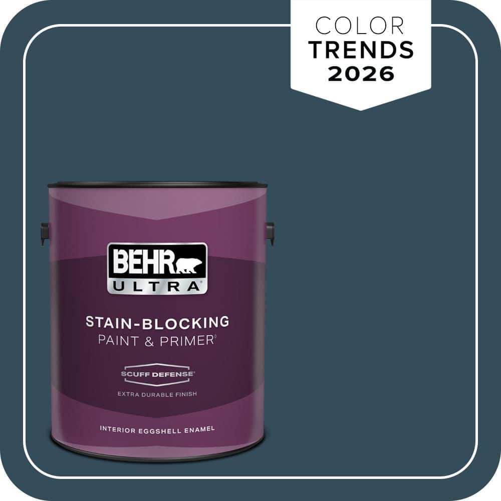 1 gal. Home Decorators Collection #HDC-CL-28 Nocturne Blue Extra Durable Eggshell Enamel Interior Paint & Primer price history on PriceWatchPro