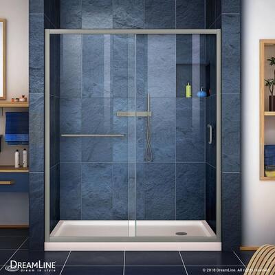Base & Door - 60 x 36 - Shower Stalls & Kits - Showers - The Home Depot