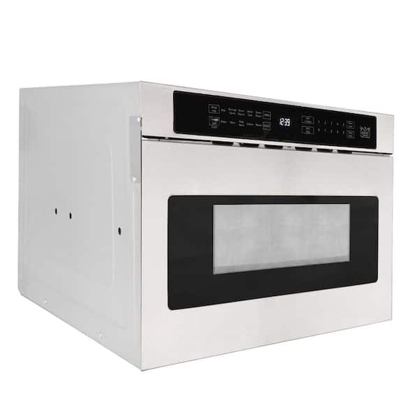 24 in. 1.2 cu. ft. Built-In Microwave Drawer in Stainless Steel with Sensor Cooking