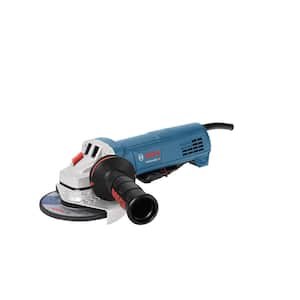 10 Amp Corded 4-1/2 In. Angle Grinder with Paddle Switch