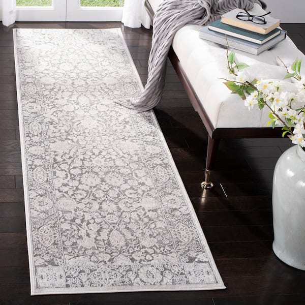SAFAVIEH Reflection Collection RFT667A Boho Tribal Distressed Living Room Dining Bedroom Area Rug 10' x 14' Beige/Cream 