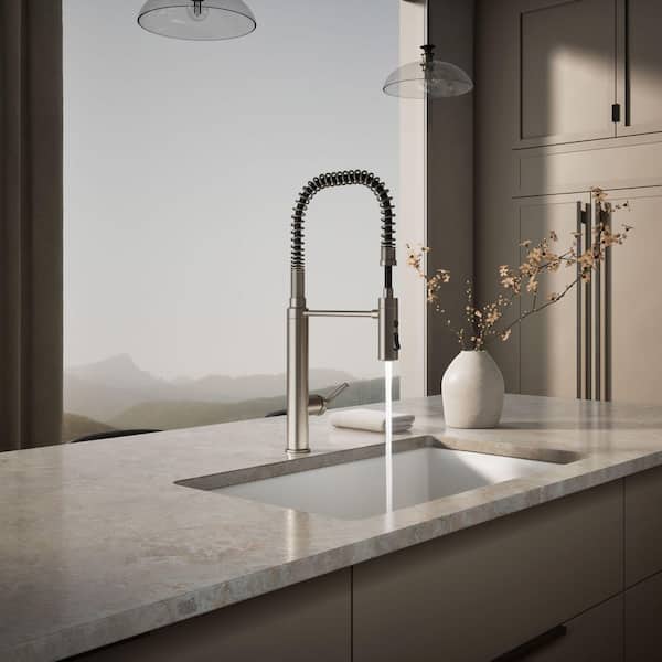 KOHLER Purist Single-Handle Semiprofessional Kitchen Sink Faucet
