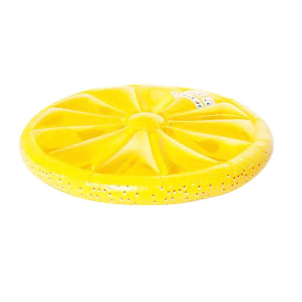 Swimline 60 In. Inflatable Heavy-Duty Swimming Pool Lemon Slice Float ...