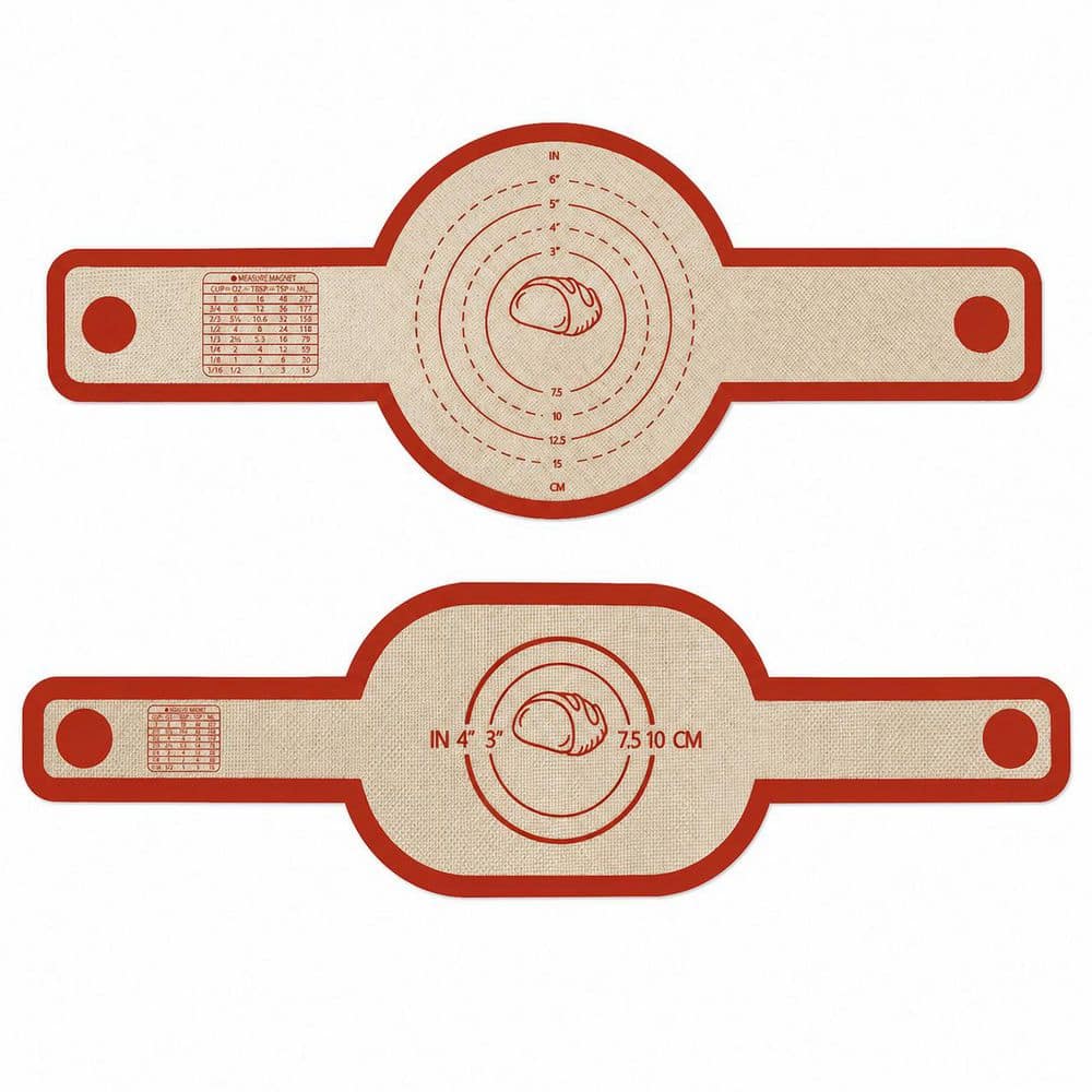Silicone Bread Sling Dutch Oven Liner, Oval and Round Baking Mat with Long Handles, Non-Stick, 2 Piece Set price history on PriceWatchPro