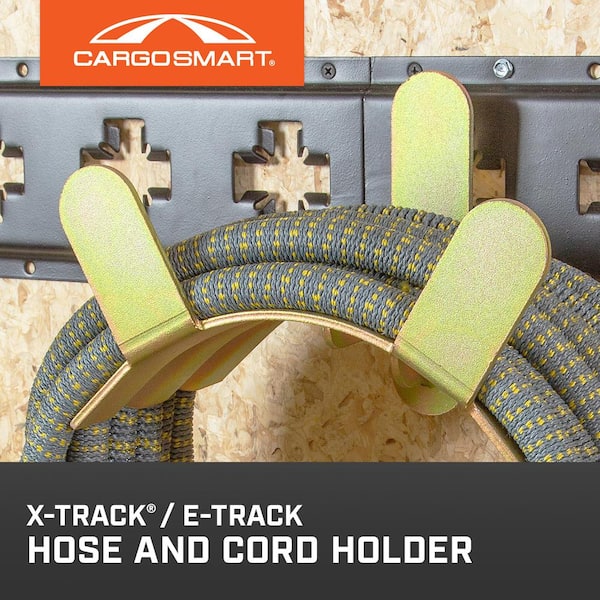 Hose and Cord Holder for X-Track and E-Track Systems