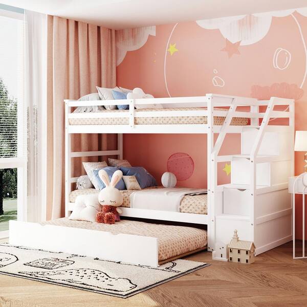 4 Twin Mattress In A Box – Innerspring, Medium Firm, White, Kids Teens Adults, Bunk Bed Ready