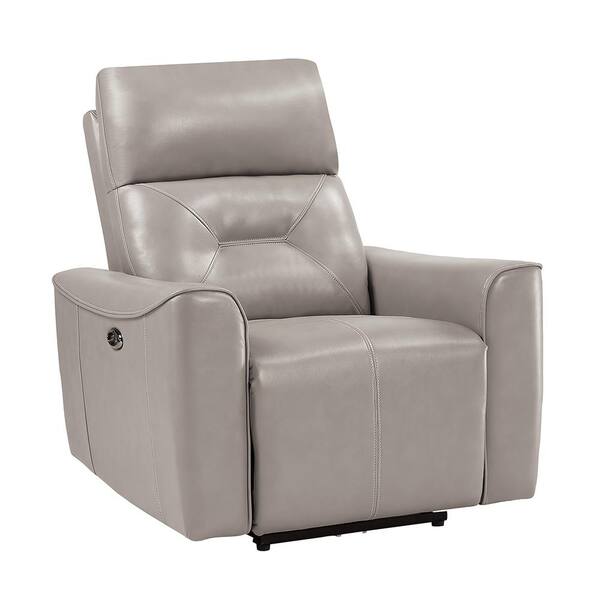 CorLiving Recliner Chair with Extending Foot Rest, Light Grey Fabric  LYN-591-R - The Home Depot