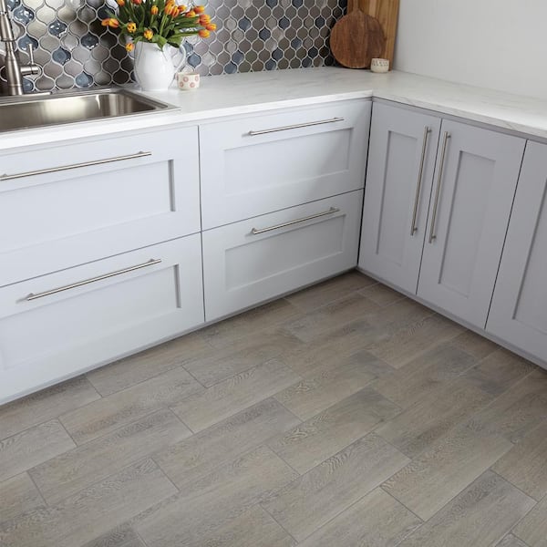 Glenwood Fog 7 in. x 20 in. Ceramic Floor and Wall Tile (392.04 sq. ft. / pallet) Glenwood Fog 7 in. x 20 in. Ceramic Floor and Wall Tile (392.04 sq. ft. / pallet)