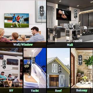 Antenna TV VBESTLIFE HD: Ricezione A 360° Per Canali Gratis In 4K, Facile Da Montare