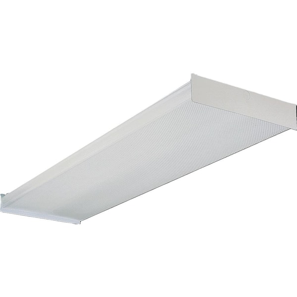 SB 4 32 120 1/4 GESB 4 ft. Fluorescent Wraparound Lens Ceiling Fixture SB 4 32 120 1/4 GESB 4 ft. Fluorescent Wraparound Lens Ceiling Fixture