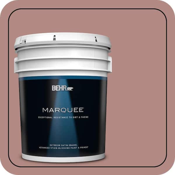 BEHR MARQUEE 5 gal. #190F-4 Warm Comfort Satin Enamel Exterior Paint & Primer