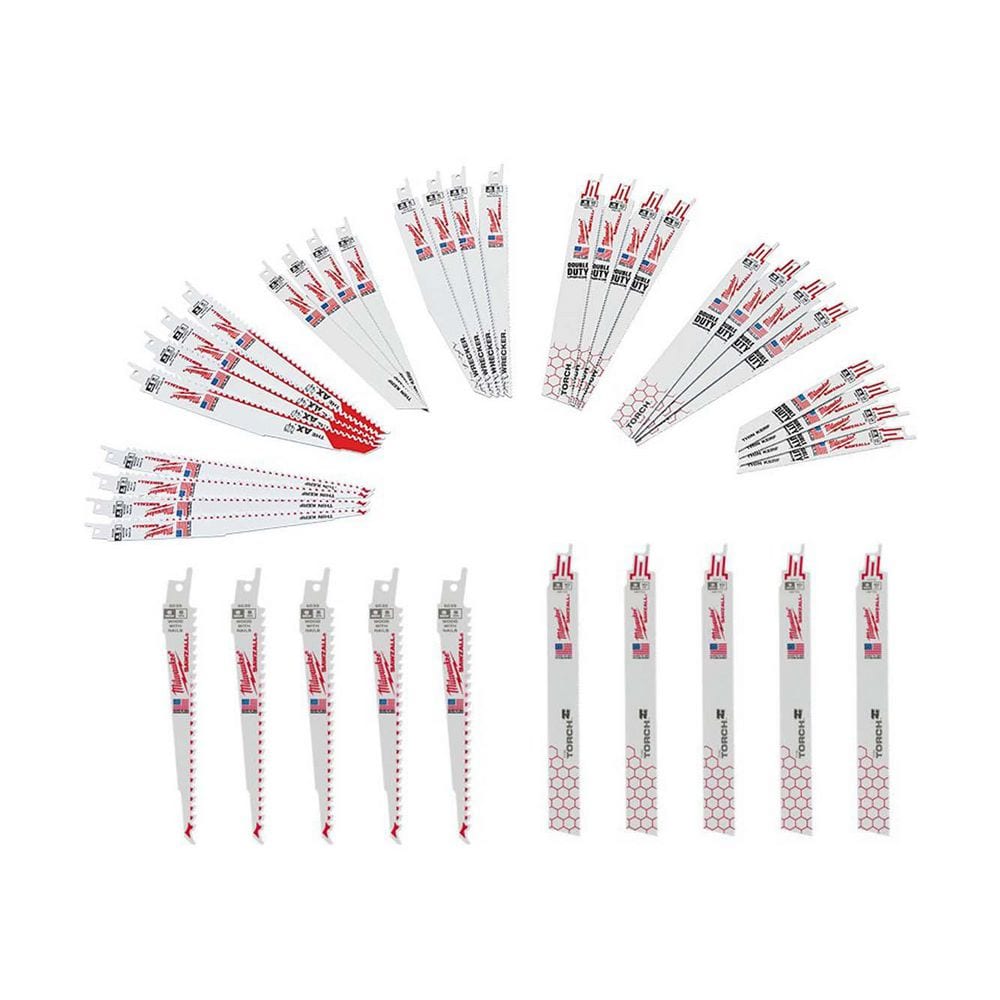SAWZALL Wood&Metal Cutting Reciprocating Saw Blades 5 TPI (32PC) w 5PK 6 in Wood & 5PK 9 in Metal Cutting Blades price history on PriceWatchPro