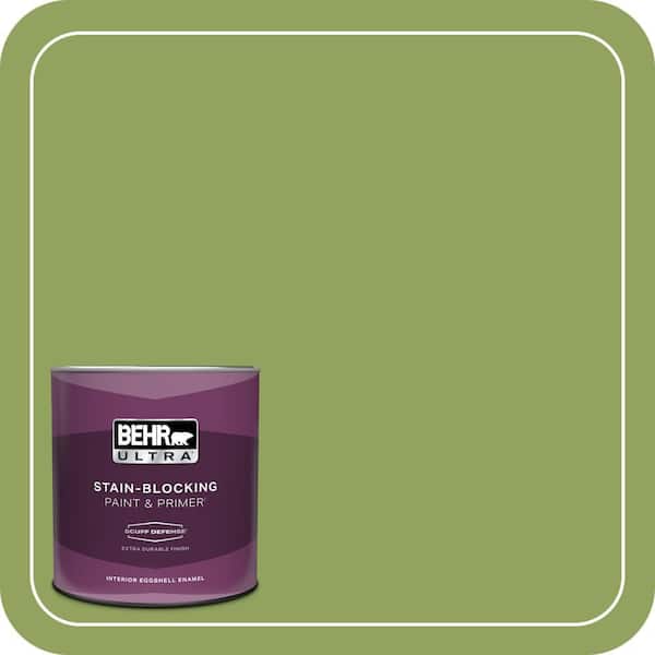 BEHR ULTRA 1 qt. Home Decorators Collection #HDC-MD-15 Zesty Apple Extra Durable Eggshell Enamel Interior Paint & Primer