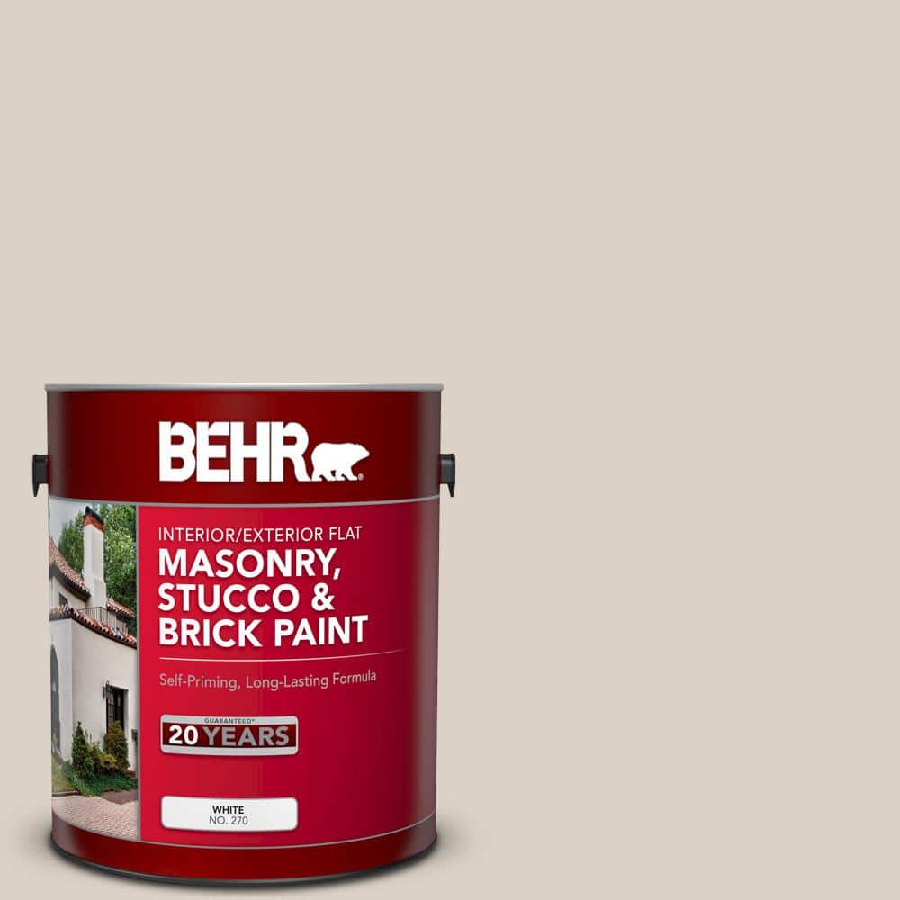 1 gal. #730C-2 Sandstone Cove Flat Interior/Exterior Masonry, Stucco and Br