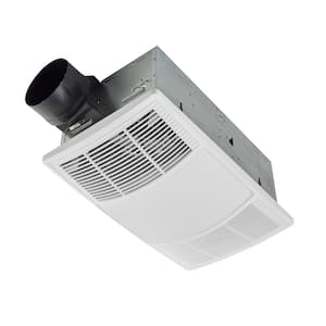 PowerHeat 80 CFM Ceiling Bathroom Exhaust Fan with Heater and CCT LED Lighting