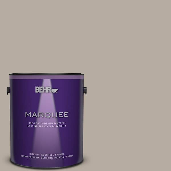 BEHR MARQUEE 1 gal. #PPU18-13 Perfect Taupe Eggshell Enamel Interior Paint & Primer