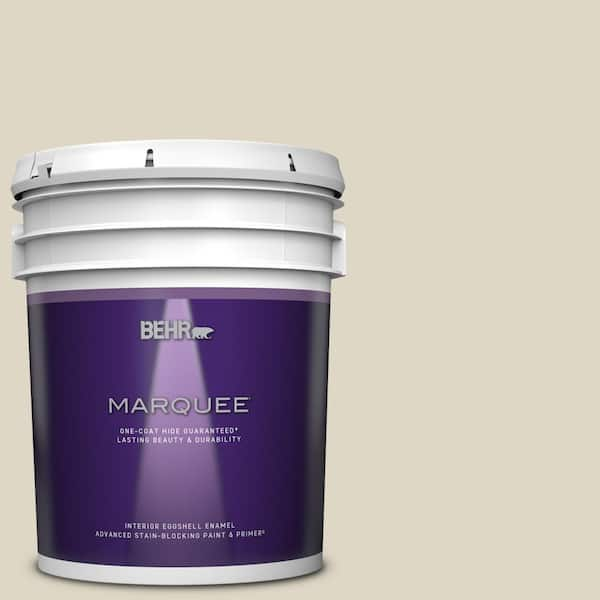 BEHR MARQUEE 5 gal. #PPU8-15 Stonewashed One-Coat Hide Eggshell Enamel Interior Paint & Primer