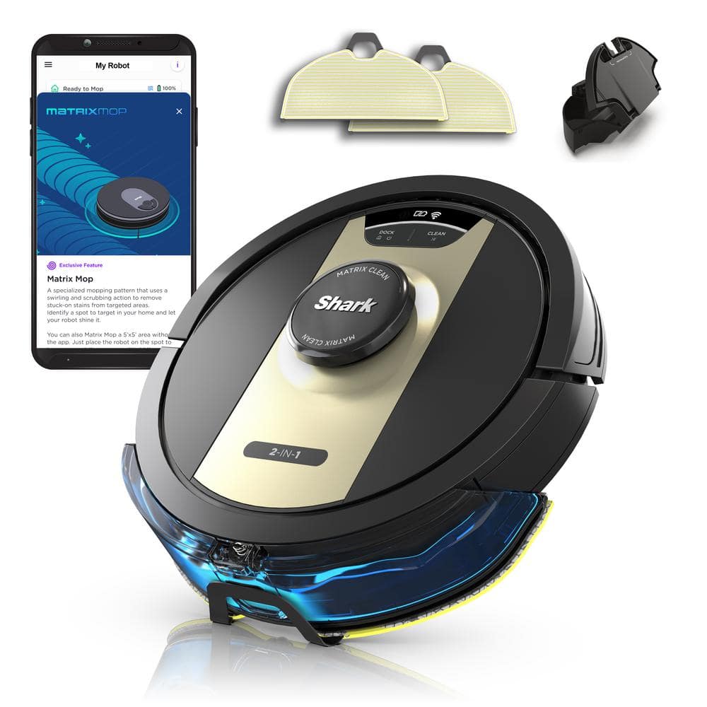 Shark IQ 2-in-1 Robot Vacuum & Mop with Sonic Mopping RV2410WD