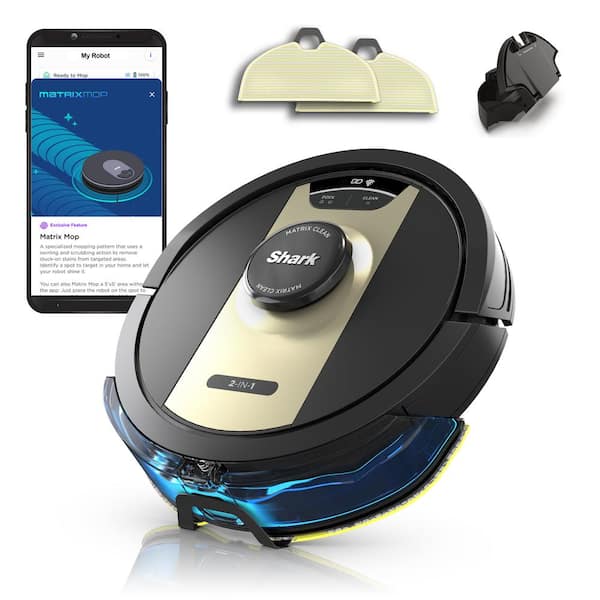 Shark IQ 2-in-1 Robot Vacuum & Mop with Sonic Mopping RV2410WD - The Home  Depot