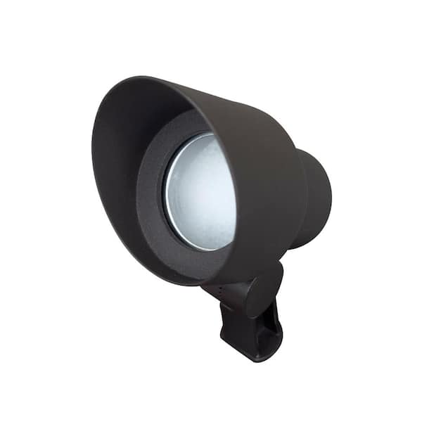 Unbranded Plug-N-Go Low Voltage 200 Lumen Pre-Wired Landscape Lighting Black LED Floodlight. Powered by P-N-G transformer