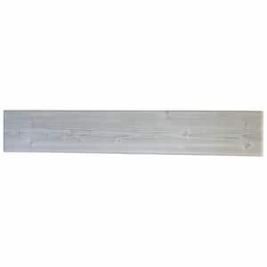 Classic Gray 0.5 ft. x 3 ft. Glue up Foam Wood Ceiling Tiles Planks (19.5 sq. ft./case)