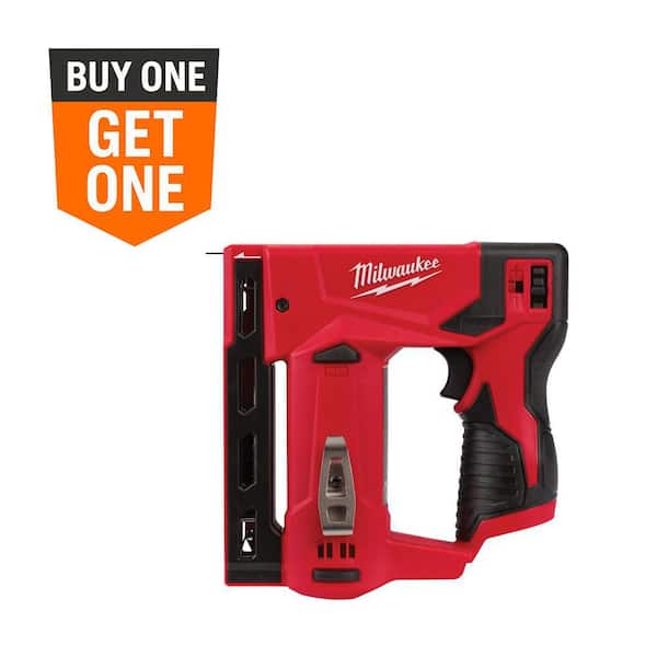 M12 12-Volt Lithium-Ion Cordless 3/8 in. Crown Stapler (Tool-Only)