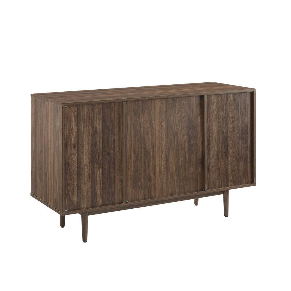 Liam Mid-Century Walnut Sideboard with Wine Storage