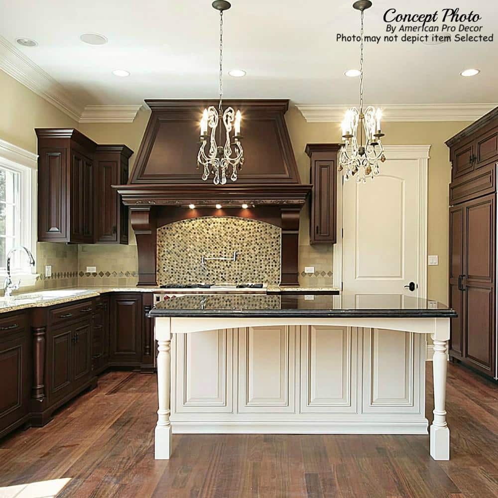 Unfinished Maple Traditional Full Round Kitchen Island Leg