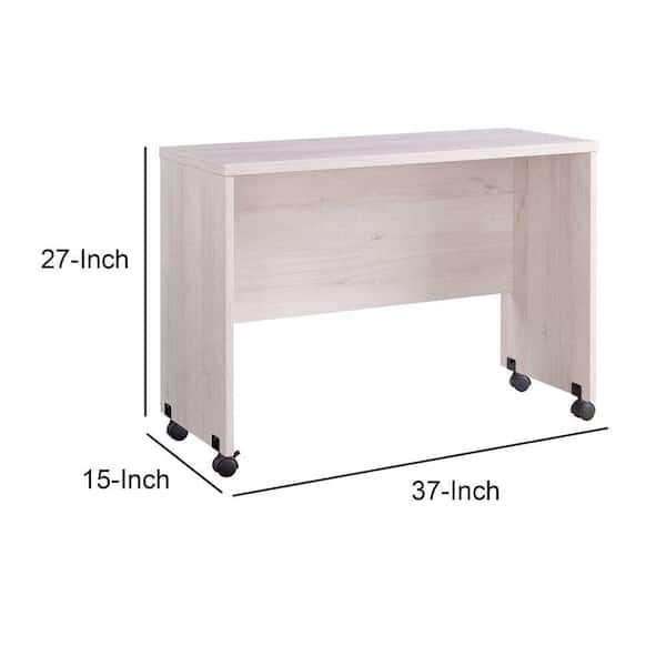 Inval Laura 50 W Standard Computer Desk Washed Oak - Office Depot