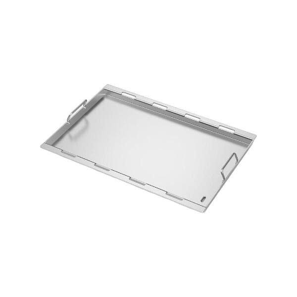Dishwasher Safe Stainless Steel Silver Grill Griddle for Stovetop Cooking
