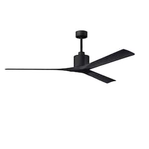 Nan XL 72 in. Indoor Matte Black Ceiling Fan with Remote Included