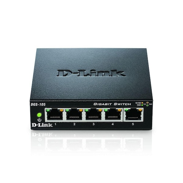D-Link Dgs-105 5-Port Desktop Switch 