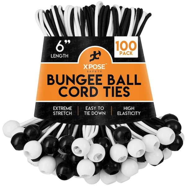 6 in. Ball Bungee - 100 Pack - Assorted