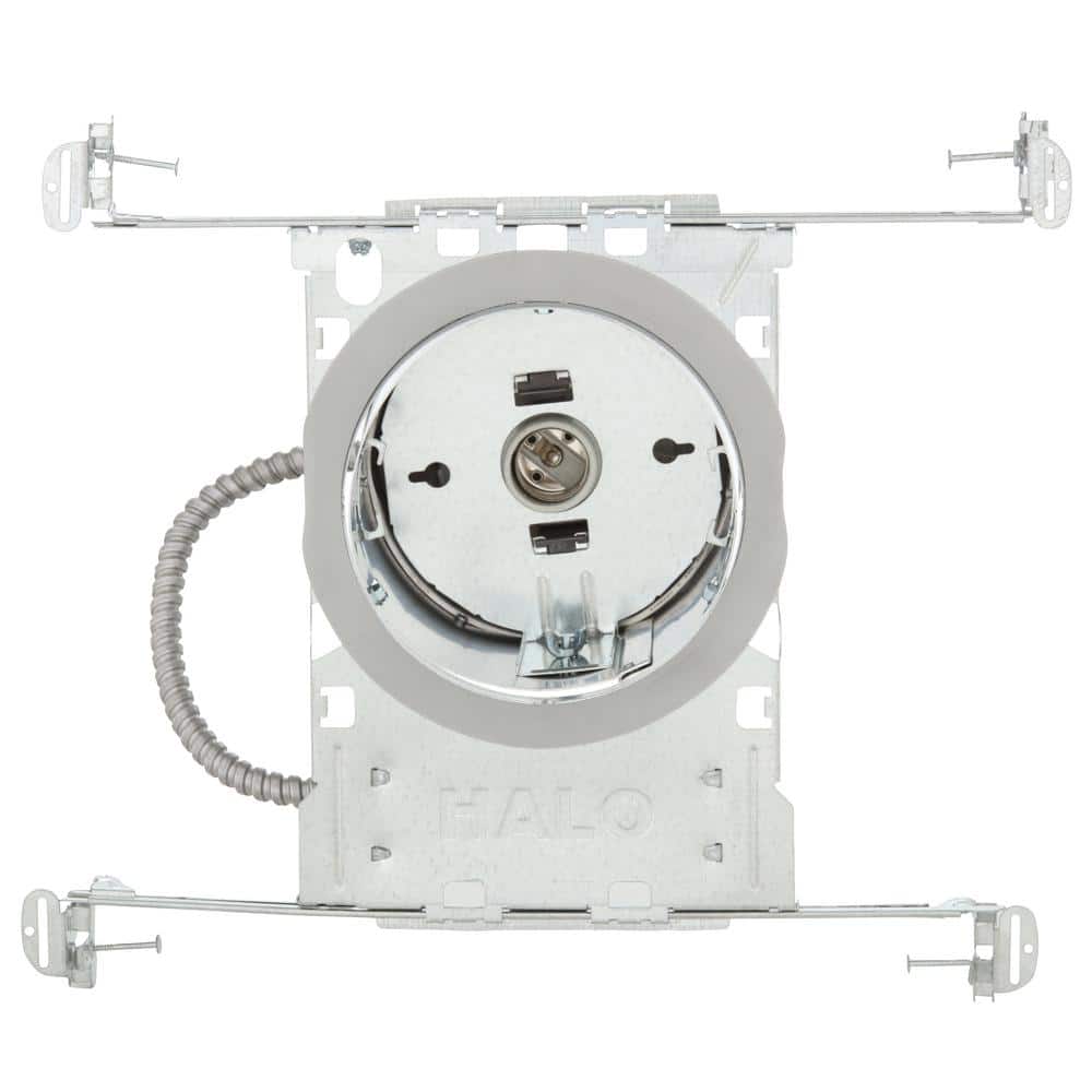 5-Inch Brushed Nickel Airtight New Construction Housing