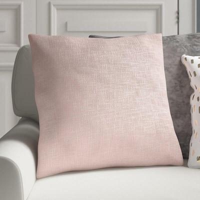 blush couch pillows